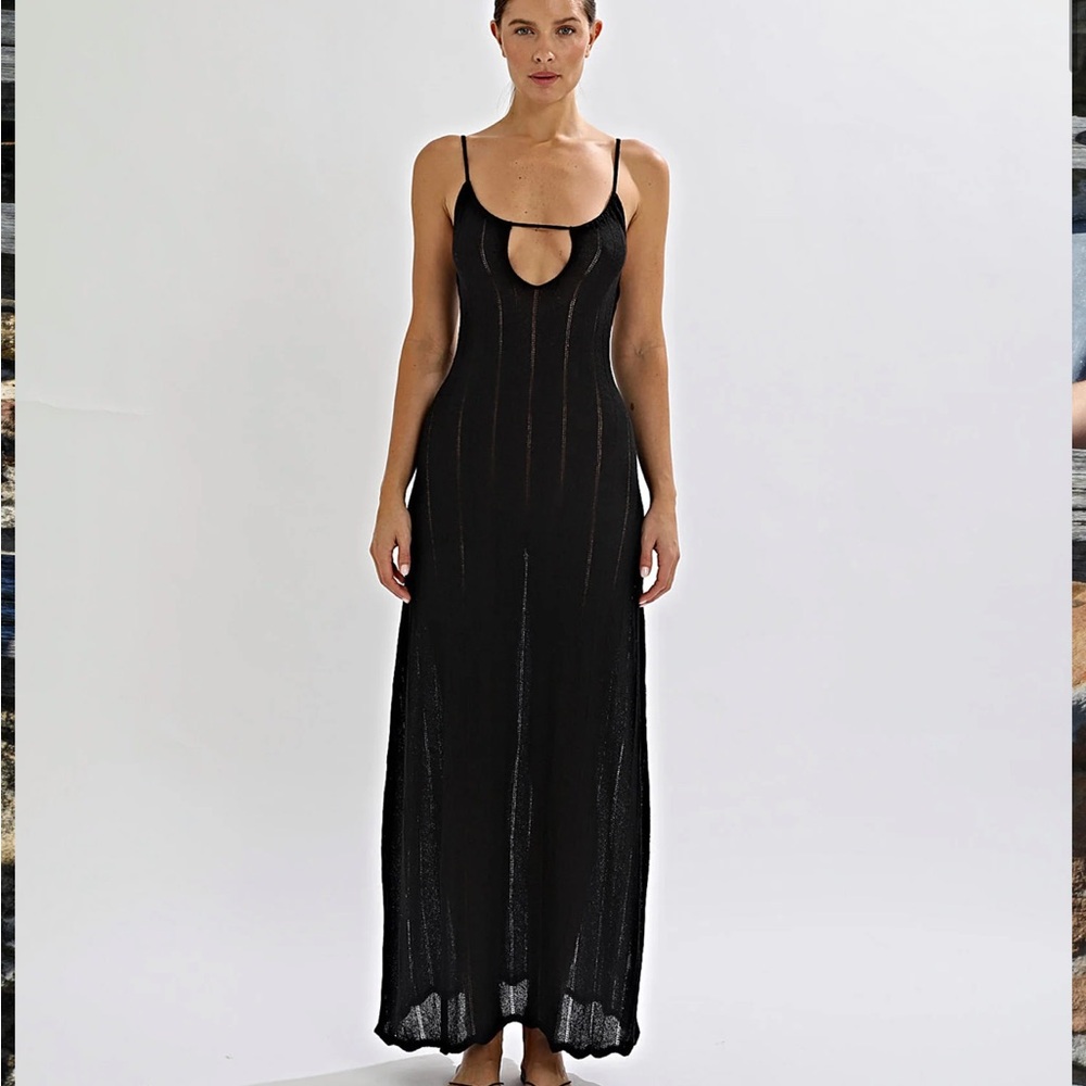 One Mile Ariel knit maxi dress